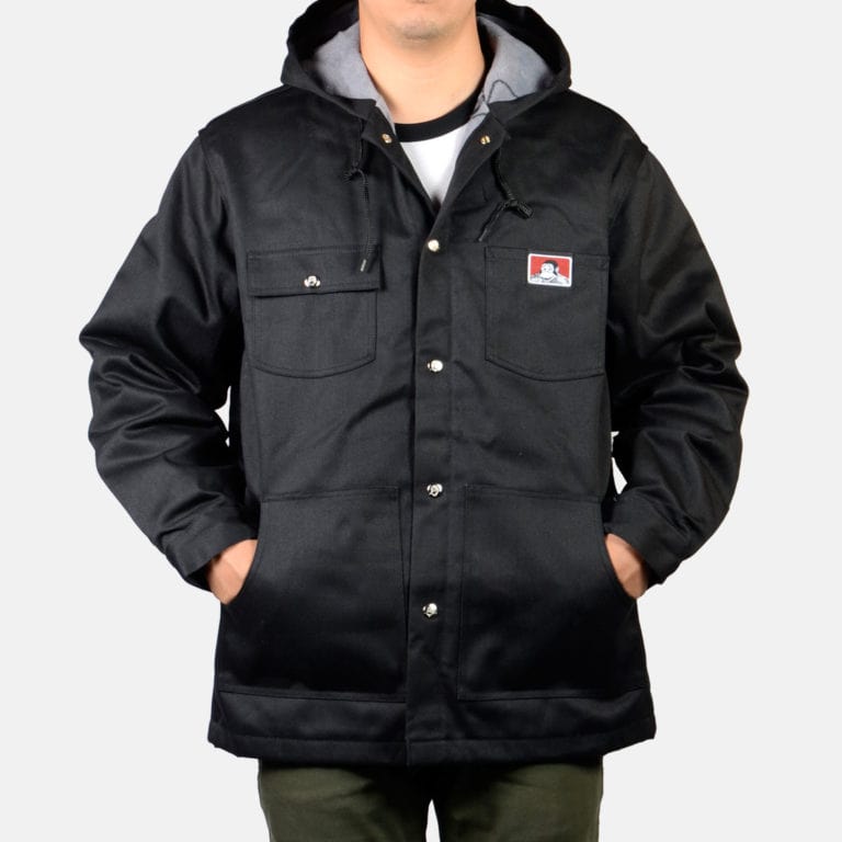 Ben Davis Hooded Jacket, Front Snap
