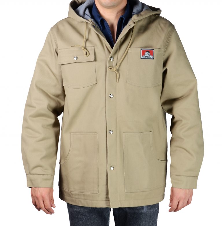 Ben Davis Hooded Jacket, Front Snap