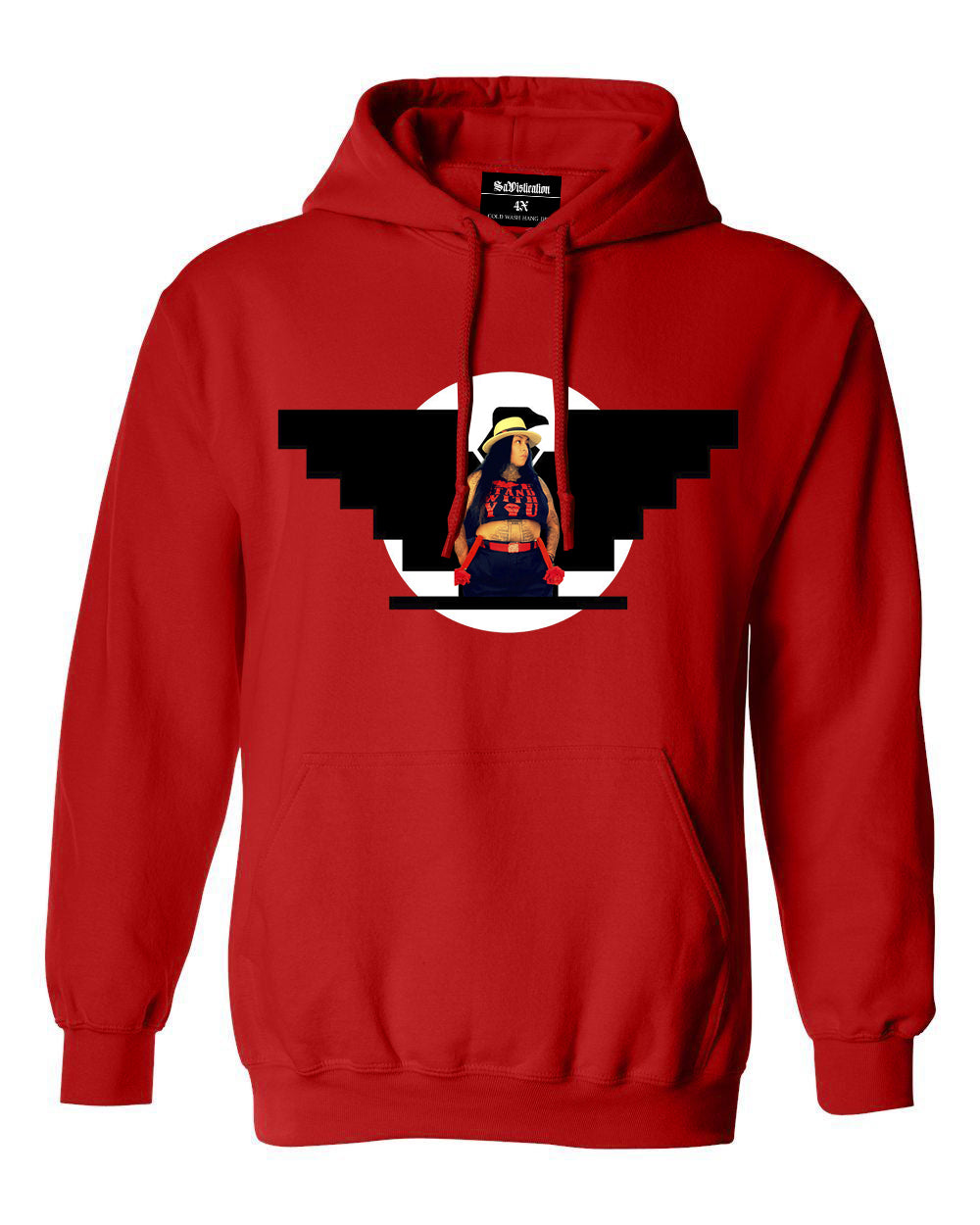 red huelga hoodie