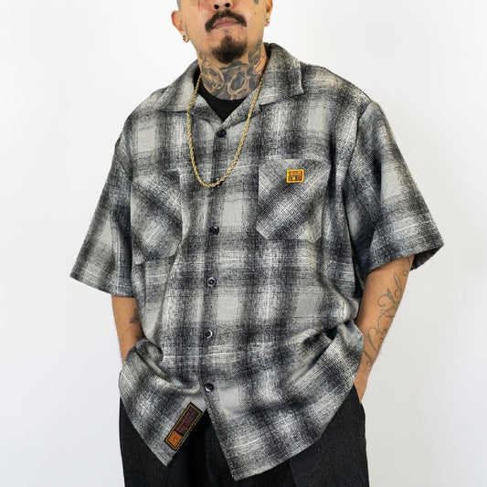 FB County Flannel — Gray/Black/White