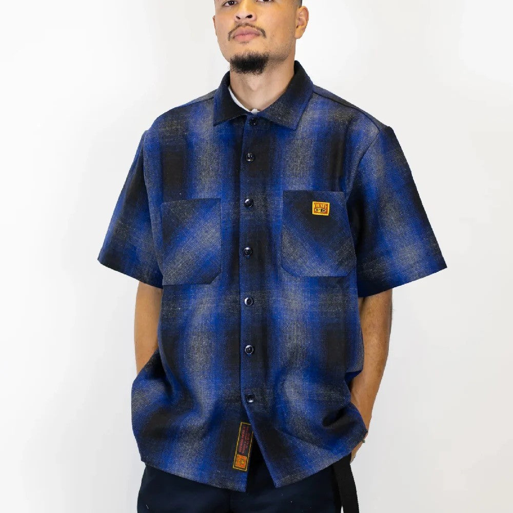 FB County Flannel — Black/Charcoal/Royal