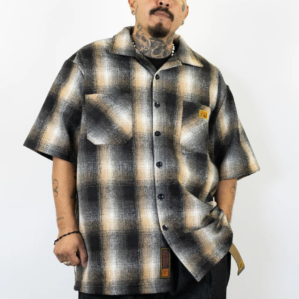 FB County Flannel — Brown/Tan/Black